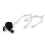 Men's Drop-Shape Spurs With Straps - Metallic, 30 Mm 1