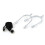Men's Drop-Shape Spurs With Straps - Metallic, 30 Mm 3