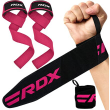 Weight Lifting Straps, Deadlifting Powerlifting, 60CM Anti Slip Hand Bar Grip, 5MM Neoprene Padded Wrist Support, Bodybuilding Workout Heavy Duty,