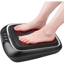 Foot Massager with Heat, Electric Shiatsu Feet Massager Machine, Deep-Kneading Foot Massage with Removable Cover