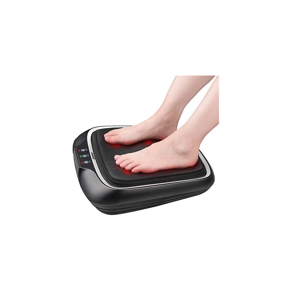 Foot Massager with Heat, Electric Shiatsu Feet Massager Machine, Deep-Kneading Foot Massage with Removable Cover