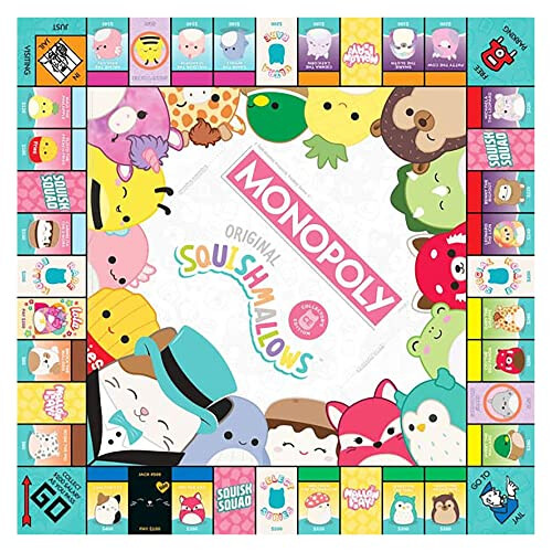 USAopoly Squishmallows Monopoly Board Game