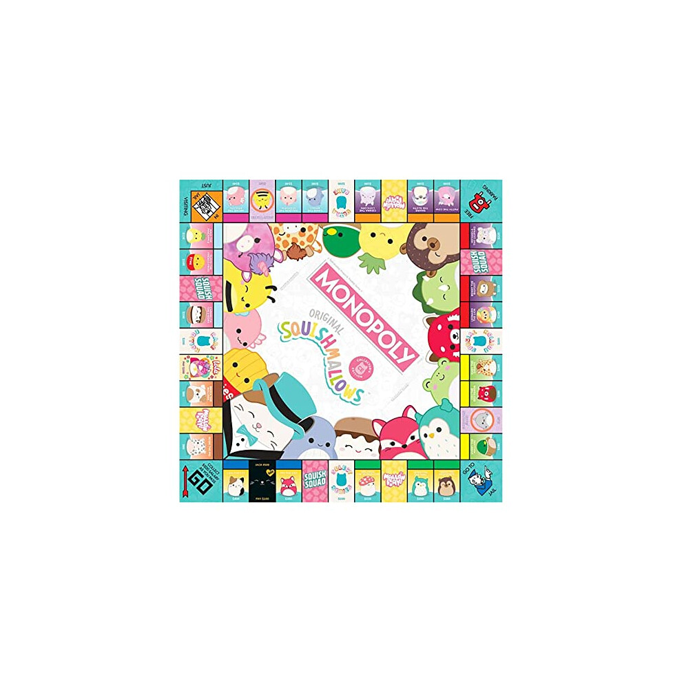 Usaopoly Squishmallows Monopoly Board Game