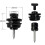 4pcs Guitar Strap Lock Flat Head Metal Button Security Straplock Quick Release Strap Retainer System for Electric Acoustic Guitar Replacement 3