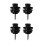 4pcs Guitar Strap Lock Flat Head Metal Button Security Straplock Quick Release Strap Retainer System for Electric Acoustic Guitar Replacement 7