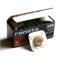 1 x Renata 386 Swiss Made Lithium Coin Cell Battery SR43W
