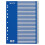 A4 1-31 Index, Heavy Duty Plastic and Cardboard, Blue/White 1