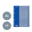 A4 1-31 Index, Heavy Duty Plastic and Cardboard, Blue/White 2