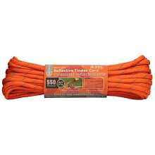 Unisex 0140-1730 Tinder Cord, Orange, 30 ft UK