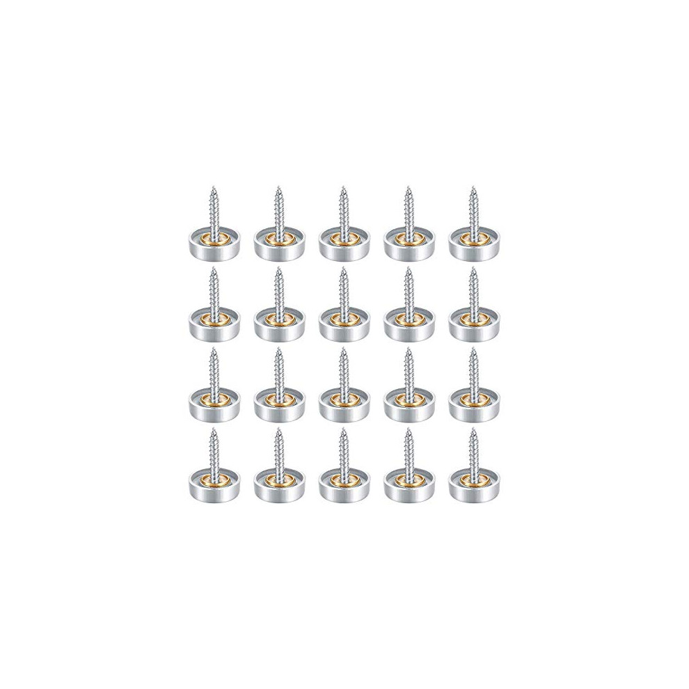 20Pcs Stainless Stand Off Bolts Mount Standoffs Sign Advertisement Fixings 16Mm 653334419248