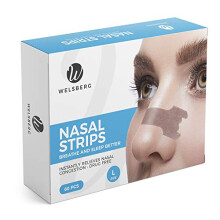 60 pcs Anti Snoring Nasal Strips Snore Stopper Size L, Improve Sleep Nose Strips, Stop Snoring, Relieve Nasal Congestion