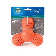 Sportsmen Squeak N Treat Troog Refillable Dog Dispensing Toy, Large