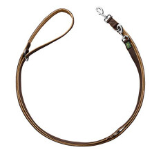 Training leash Neoprene 10/200 brown/caramel, nylon, neoprene