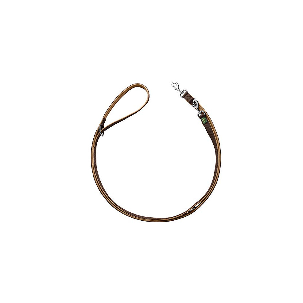 Hunter Training Leash Neoprene 10/200 /Caramel, Nylon, Neoprene Brown