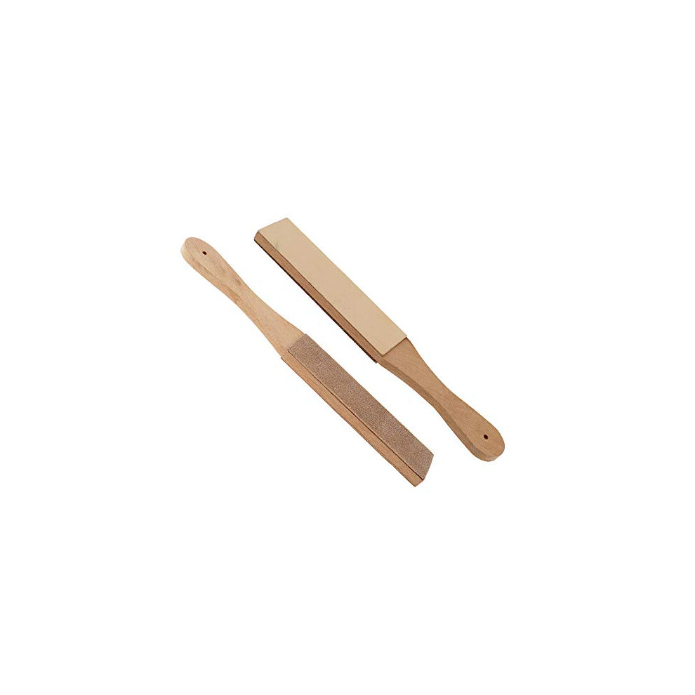 1X Leather Strops Wooden Leather Polish Sharpening Strop Accessory For Razors Sanding Compound 6973553330266