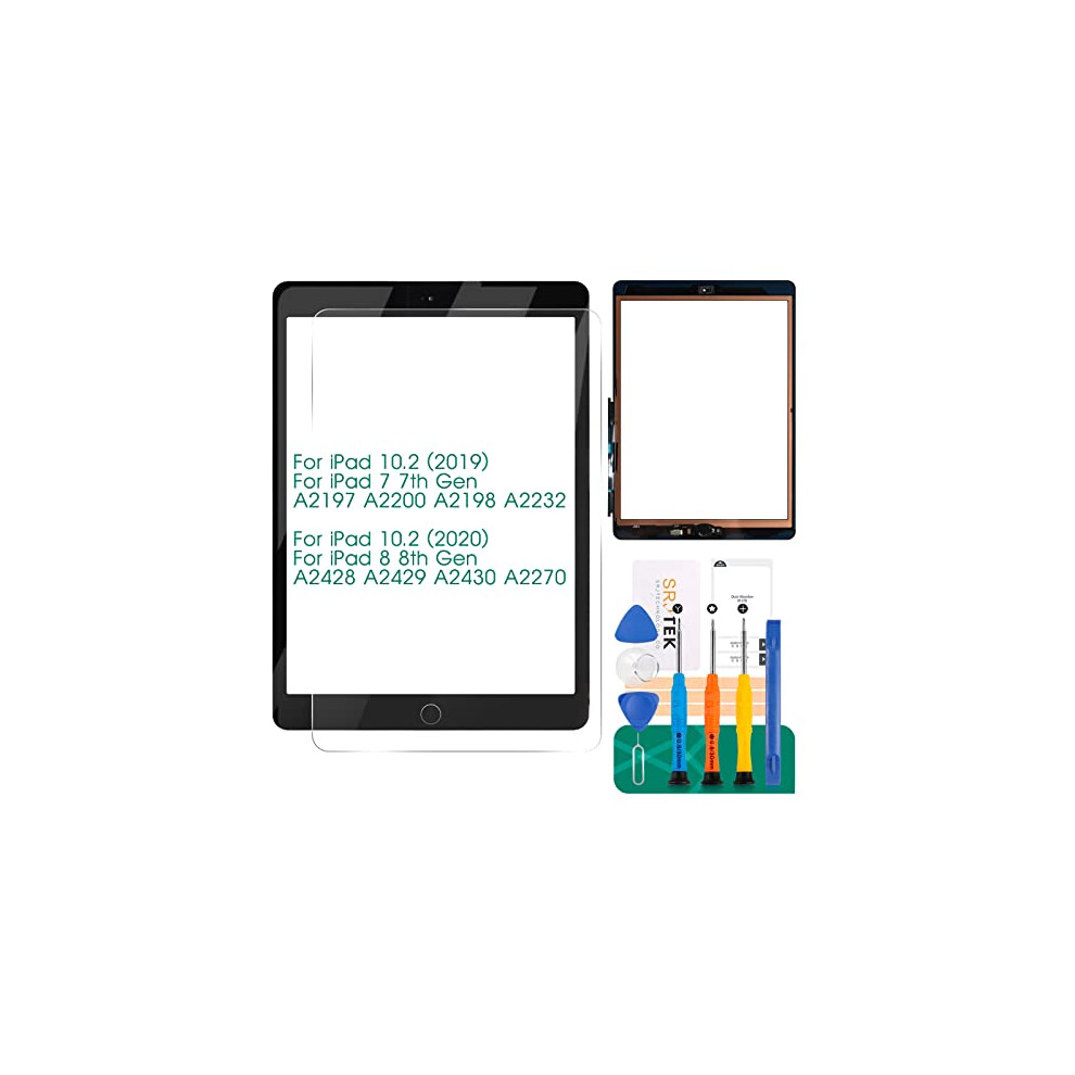 For Ipad 7 7Th Gen Touch Screen For Ipad 8 8Th Gen Screen Replacement For Ipad 10.2 2019 Digitizer A2197 A2200 A2198 A2232 10.2 2020 A2428 A2429 A2270 799128212142