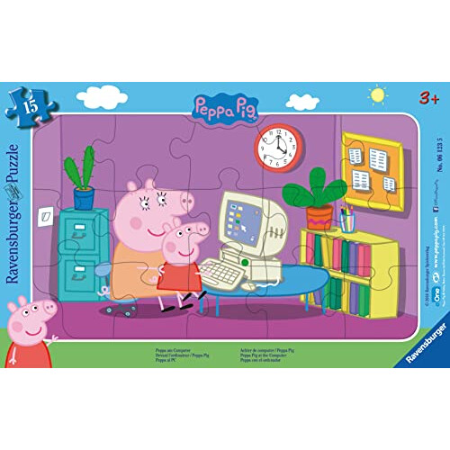 Ravensburger Gurli Gris Ramme Puslespil 15