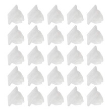 50Pcs Vehicle Screw Grommets Insert Expanding Nuts Plastic Mounting Clip Retainers Fits 10mm Hole Black for Most Cars