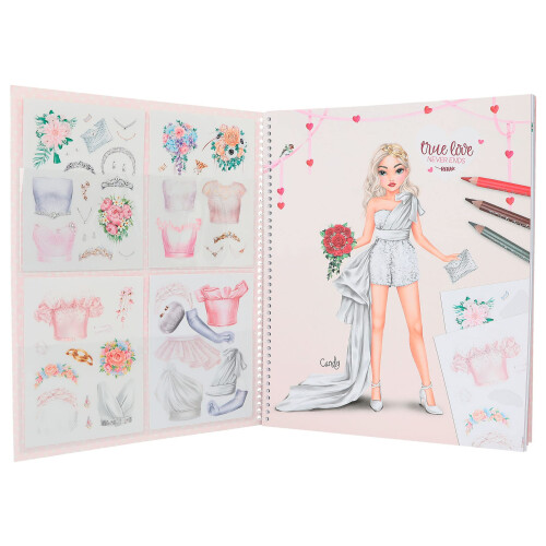 Create your - Wedding Special TOPModel Colouring Book - (0412393) 2