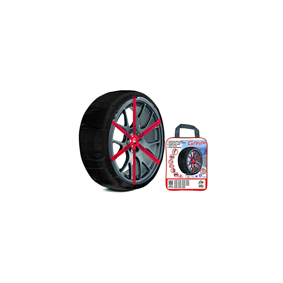Grip Textile Snow Chains Size No. 530 Black/White 8420345130538