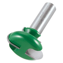 CraftPro Drawer Pull Router Cutter Bit, 1/2 Inch Shank, 38mm Cut Diameter & 6.3mm Cut Radius, Tungsten Carbide Tipped, C281X1/2TC