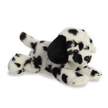 Aurora, 31821, Mini Flopsies Dipper Dalmatian Dog, 8In, Soft Toy, Black and White - Plush Soft Toy