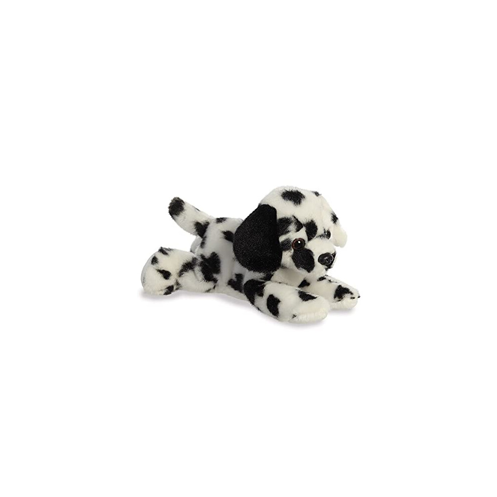Aurora World Aurora, 31821, Mini Flopsies Dipper Dalmatian Dog, 8In, Soft Toy, And Black/White