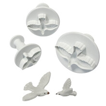DV1010 Dove Plunger Cutters, Small, Medium, Large Sizes, Set of 3