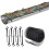 Gutter Guard Leaf Protection Mat 6 m Including Brackets Guttering Guard Brush Leaf Guard Leaf Protection Guard 1