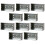 Pack of 10 Double Metal Back Box 35mm Deep Socket Switch Backbox 1