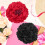 Flower Hair Clip, Large Fascinator Peony Hairpin Artificial Flower Brooch Hairpins Vintage Rose Red Hair Barrette Accessories for Women Girls Party 7