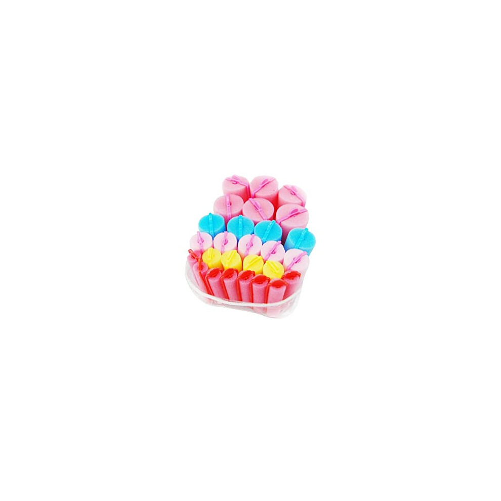 Leier 27Pcs/Lot Magic Foam Sponge Hair Curlers Roller Salon Hairdressing Hair Styling Barber Benders Hair Rolling Tool