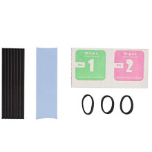 Aluminum Heatsink Radiator Chipset Heat Sink Cooling Fin with Silicone Thermal Pad for NVME NGFF M.2 2280 PCIE SSD DIY Laptop PC Memory Cooling Fin