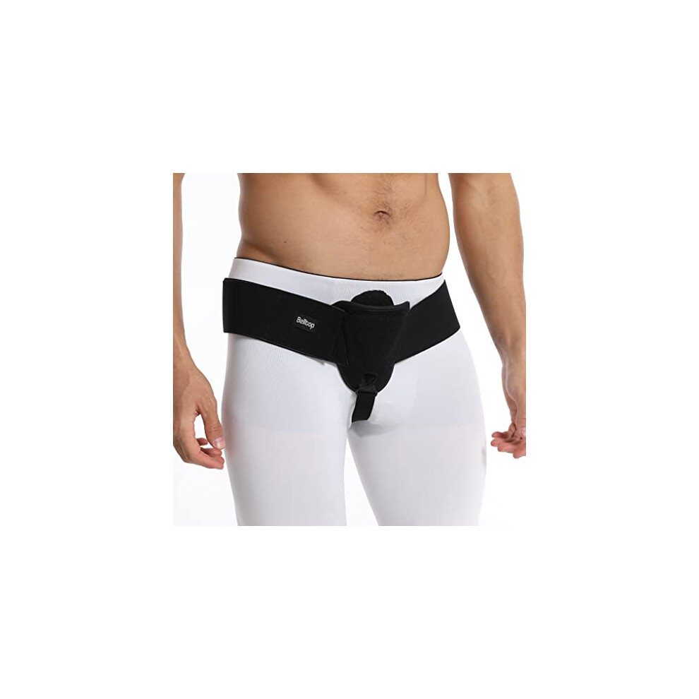 Belltop Inguinal Hernia Support For Men And Women - Hernia Belt Truss For Single Inguinal Hernia, Groin Support - Lower Hernia Support - Post-Surgical Girdle