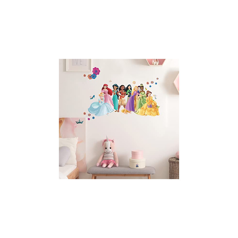 RMK5330GM Disney Princess Flowers and Friends Giant Peel and Stick Wall Decals
