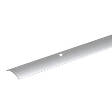 Transition Profile 900 x 30 mm Self-Adhesive Aluminium Drilled edelstahlfarbig eloxiert