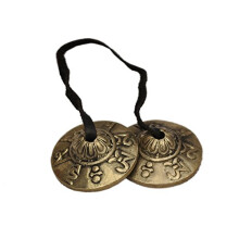 - Tibetan Tingsha Cymbals Bell (Small) Om Mani Padme Hum