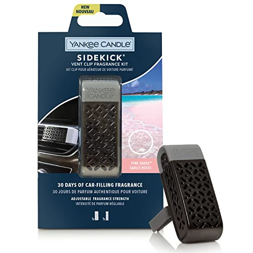 Yankee Candle Yankee Candle Sidekick Kit Profumatore Auto | Diffusore Pink Sands | Clip Decorativa e 1 Ricarica