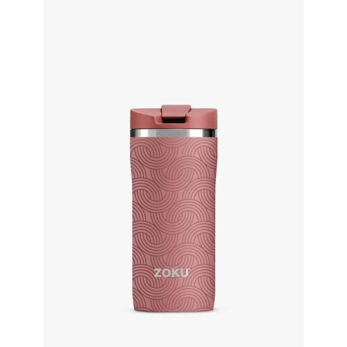 Zoku 400ml Travel Mug - Pink Geo