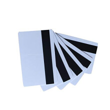 LoCo Magnetic card CR80 PVC Blank Plastic 30Mil Mag Stripe printable for card printer (pack of 10)