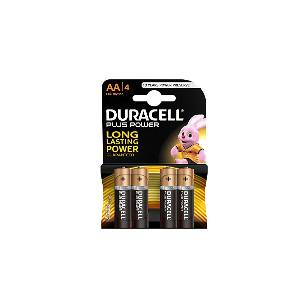 AA 1.5V Alkaline Batteries Extra Life Long Power Pack of 4