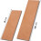 Leather Honing Strop for Knife Sharpening with Polishing Compound 3 Inch by 12 Inch Double Sided Stropping Leather Knife Strop and Stropping Compound 4