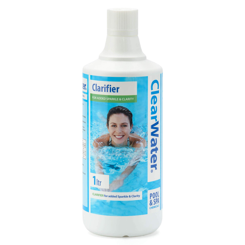 CH0009 Water Clarifier for Hot tub Spa and Swimming Water Treatment for Pristine Crystal Clear Water, 1 Litre