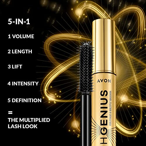 Avon AVON Mascara Genius 5 in 1 Braun Schwarz 1