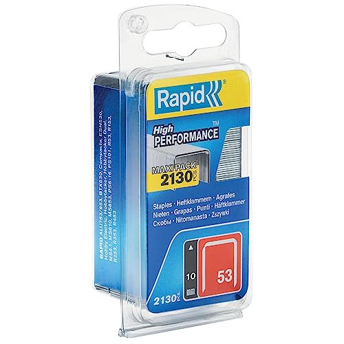 Rapid Rapid 53/10B 10mm Galvanised Staples (Pack 2000)