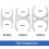 iSpring ACL1 RO Add-on Filter Kit for Standard Reverse Osmosis Systems 5 Piece Set 1/4"""" 3
