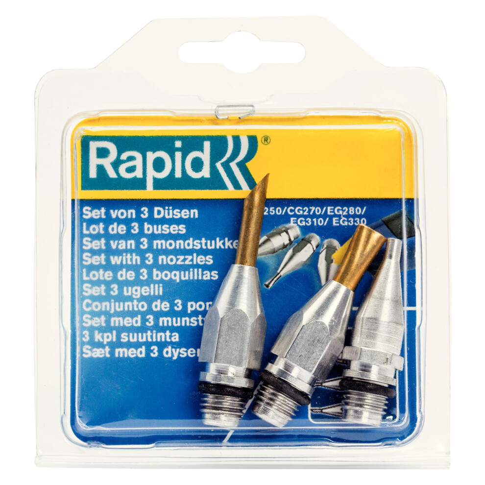 Nozzle Kit Includes Pallet Nozzle, Long Nozzle and Standard Nozzle for Glue Gun, 40107334