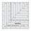 Square Quilting Ruler, Clear Acrylic Template, 6" 1