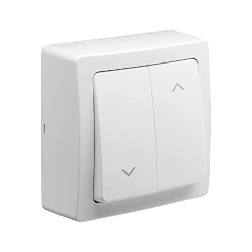 746805 Standard Extra Flat Electric Wall Switch for Two-Way/Wireless/Wall Socket/Blok-Inter/Roller Blind White 33 1