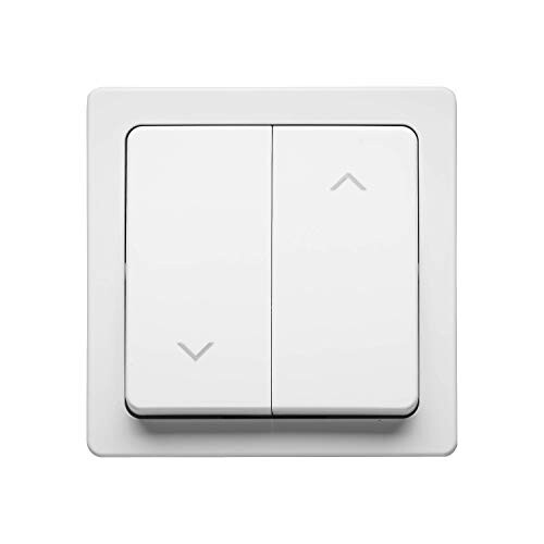746805 Standard Extra Flat Electric Wall Switch for Two-Way/Wireless/Wall Socket/Blok-Inter/Roller Blind White 33 2